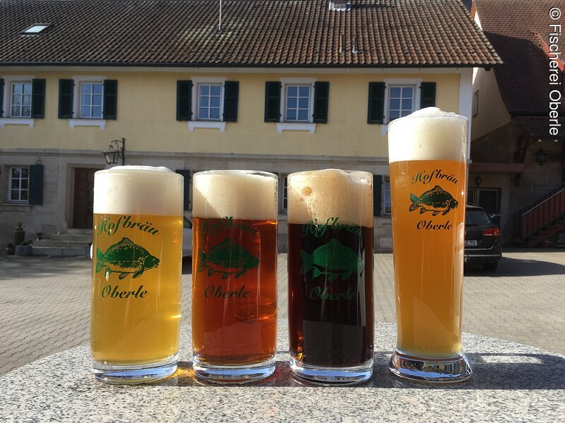 Die Bierauswahl der Fischerei Oberle