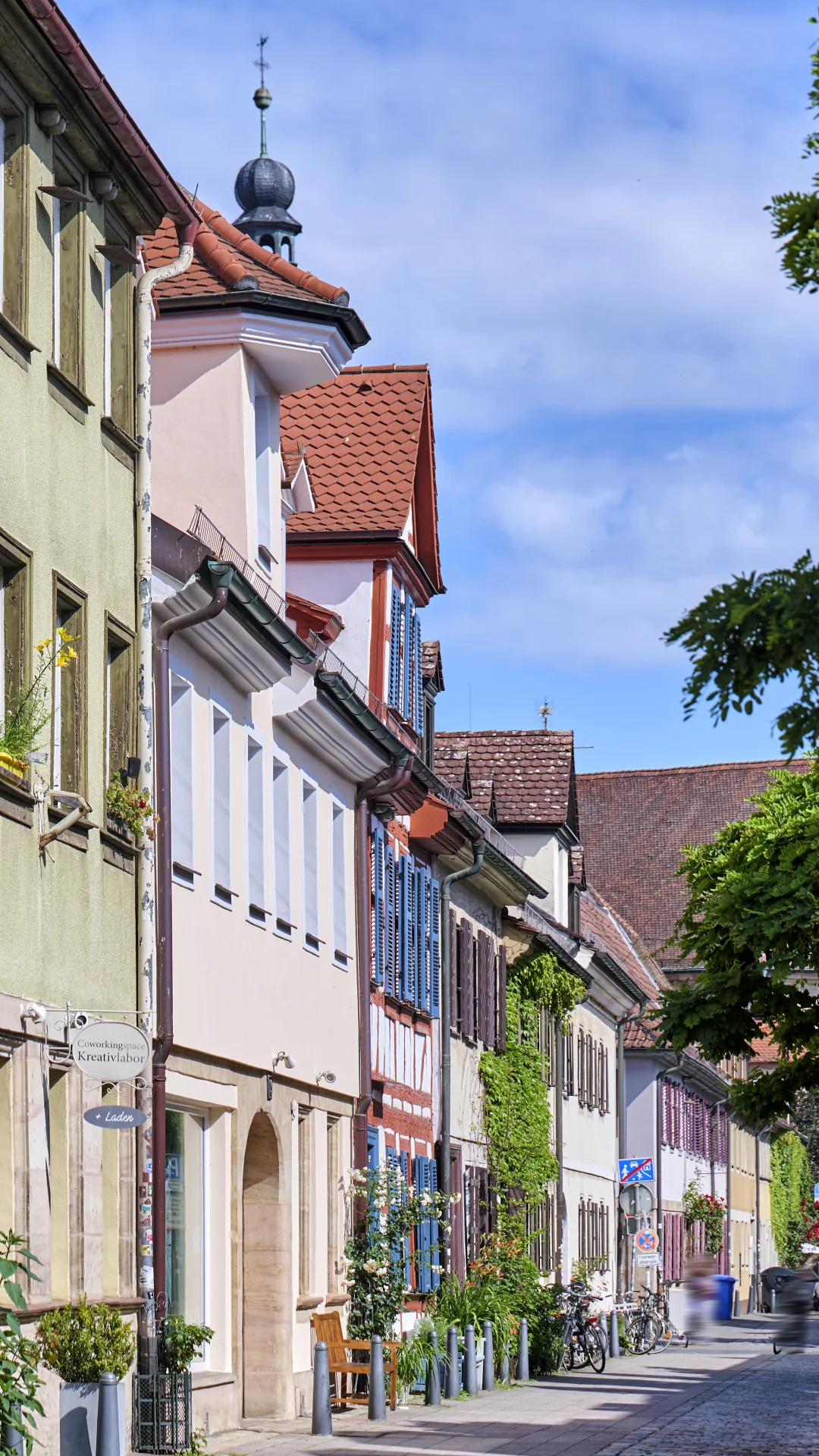 Häuserzeile in der Schiffstraße