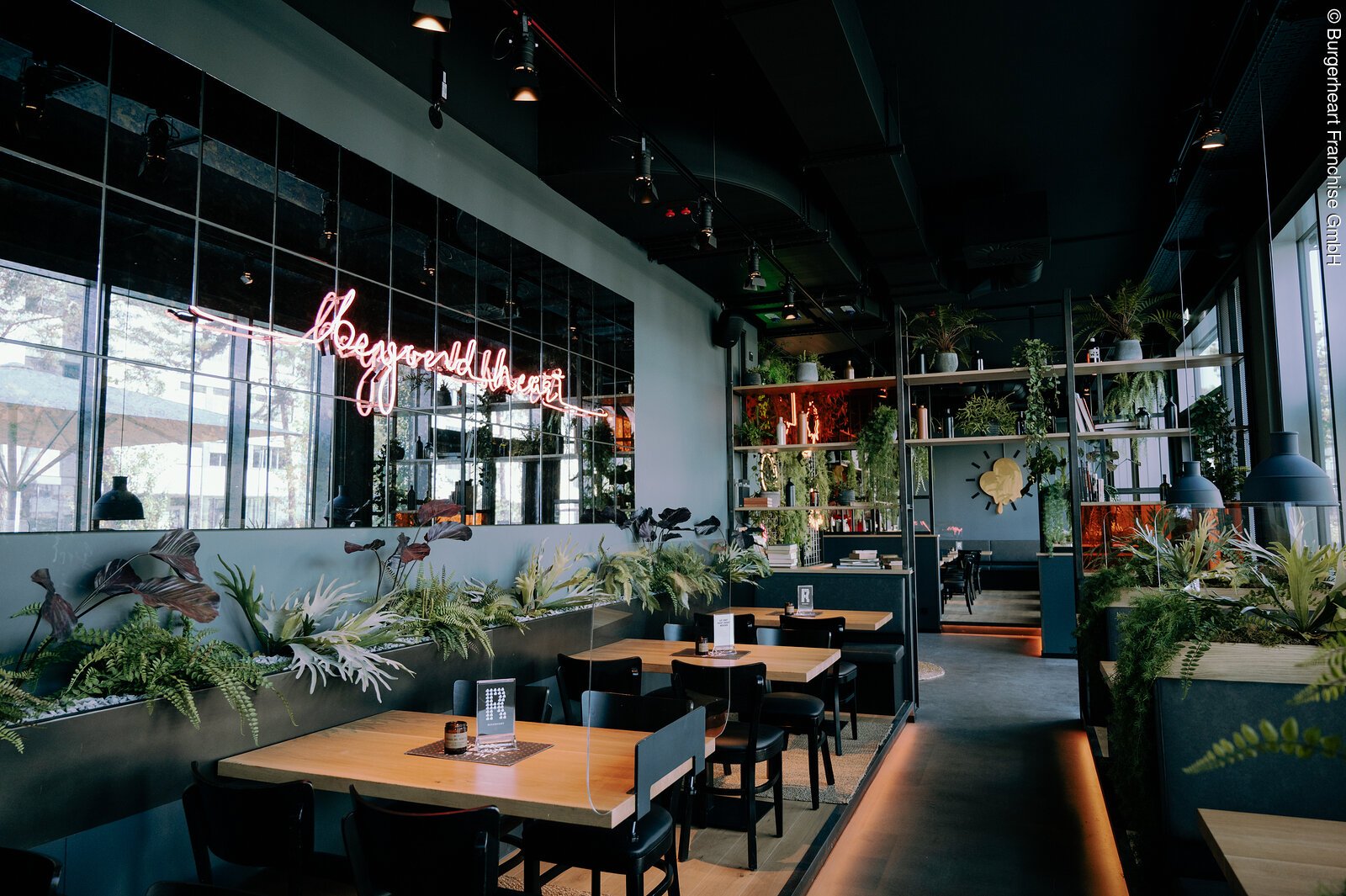 Restaurant Burgerheart Innenraum