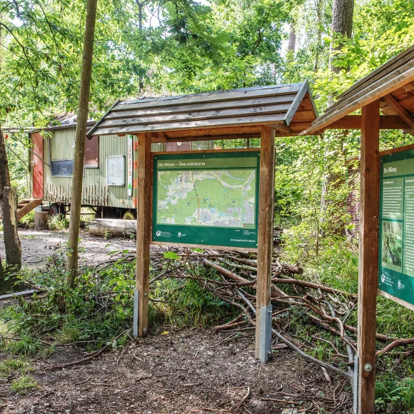 Beschilderung in der Mönau