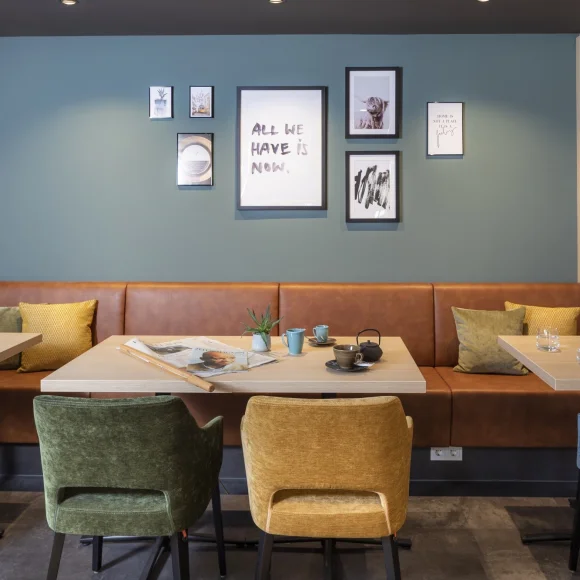 Zeitwohnhaus Sitzbereich für Frühstück