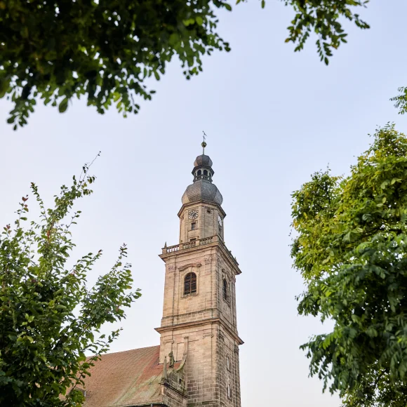 Kirchturm der Altstädter Kirche in Erlangen