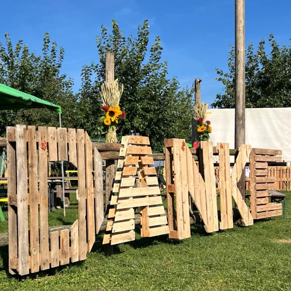Fotospot "DANKE" aus Holz