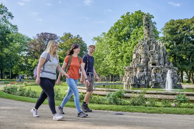 Wandern durch den Schlossgarten